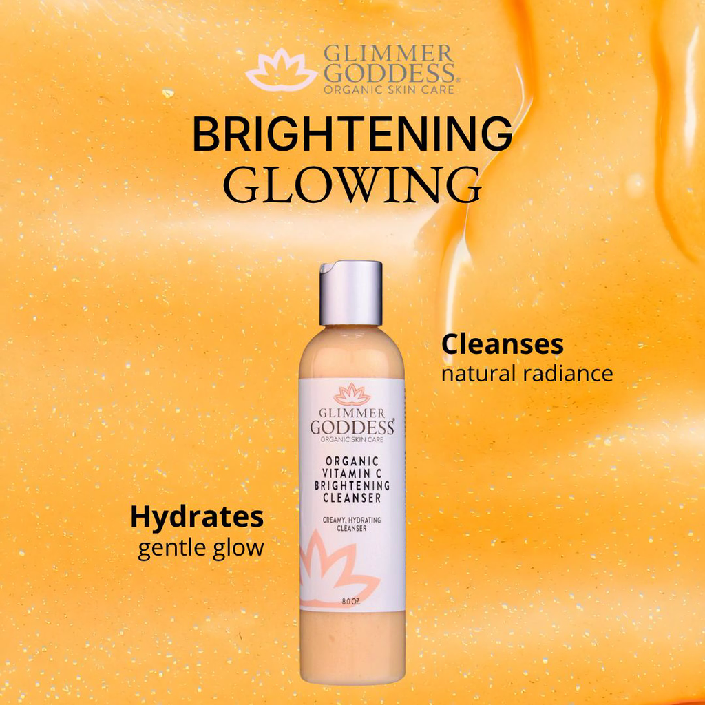 Organic Vitamin C Brightening Cleanser – Gentle Face Wash for Dark Spots & Even Tone