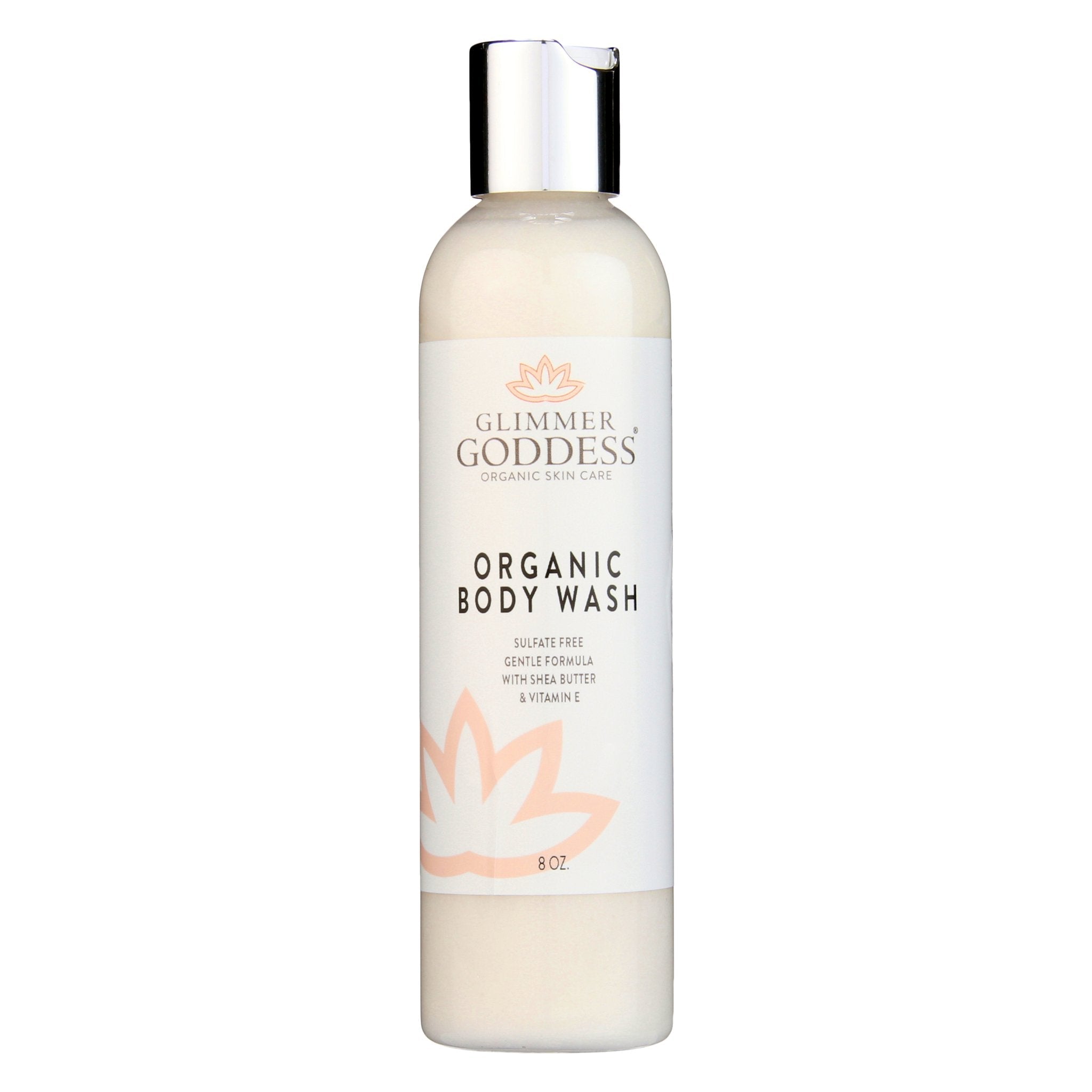 Organic Moisturizing Body Wash 8 oz – Gentle, Sulfate-Free & Vegan